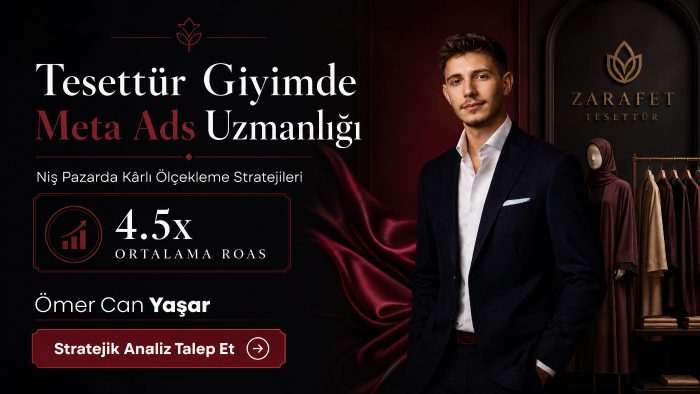 Tesettür giyim markanız için ROAS odaklı Meta Ads yönetirim