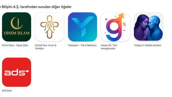 app store ve google play uygulamarınızı yayınlarım