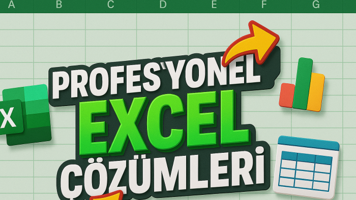 Excelde dosyalarınızı düzenleyip, tablolar oluşturabilirim