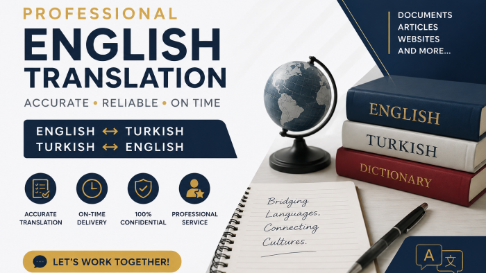 profesyonel çeviriler yaparak dil engellerini kaldırıyorum
