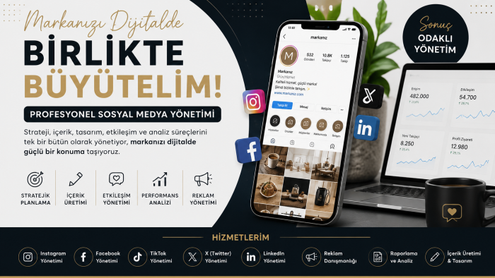 işletmeniz için profesyonel sosyal medya yönetimi yapıyorum