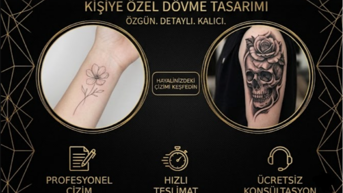 kişiye özel dövme tasarımı yapabilirim