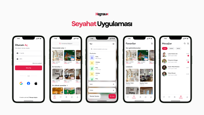 mobil uygulamanız için etkileyici arayüzler tasarlarım