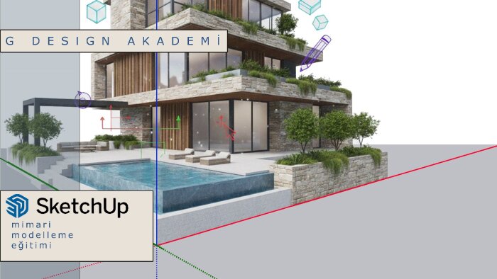 profesyonel anlamda SketchUp eğitimi veriyorum