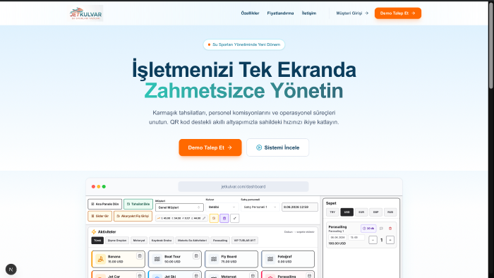 modern tek sayfa (Landing Page) web sitesi kurarım