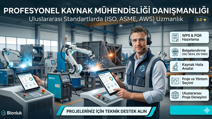 projeleriniz için kaynak mühendisliği danışmanlığı yaparım