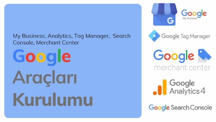 web sitenize E-ticaret için google araçlarını kurabilirim