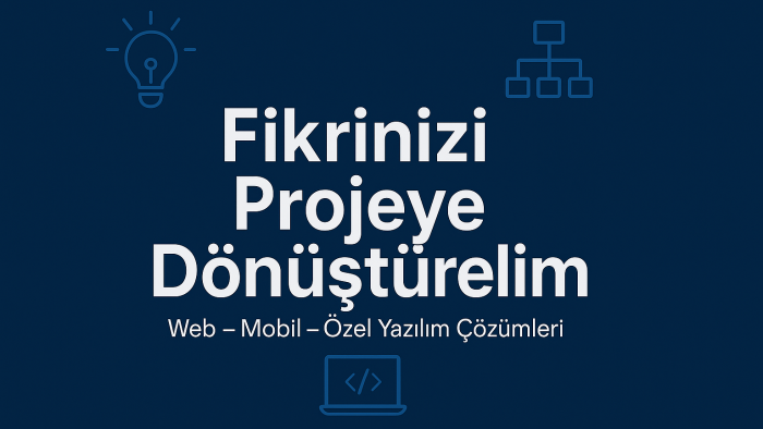 özel yazılım ve otomasyon çözümleri sunarım