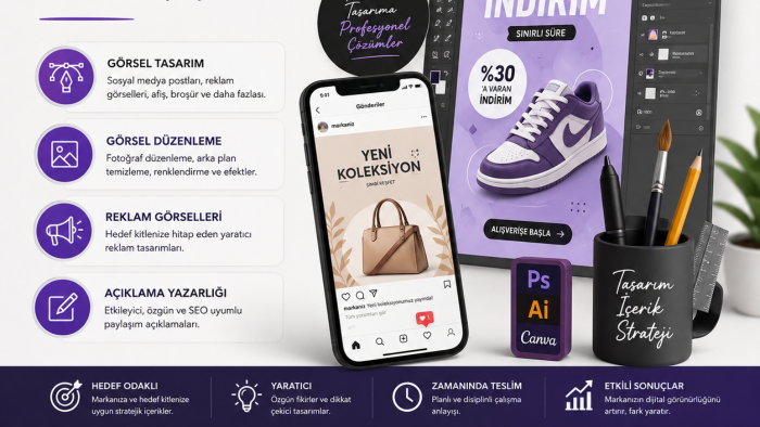 sosyal medya platformları için görsel tasarımı yapabilirim