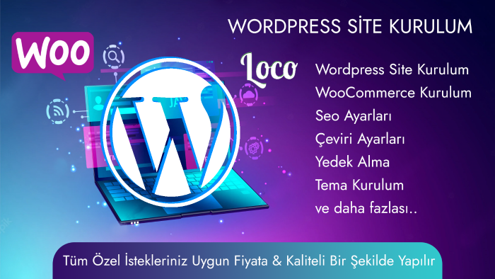 size Wordpress işlemlerinizde hizmet verebilirim