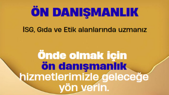 gıda-etik-iş güvenliği konularında ön bilgilendirme yaparım