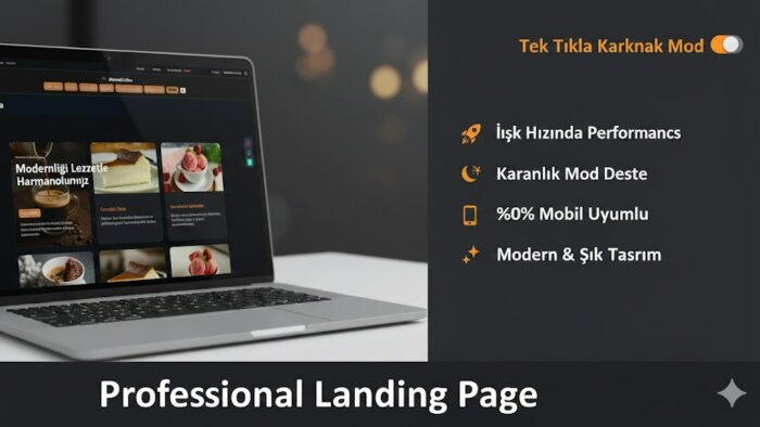  landing  web site modern sayfa yaparım