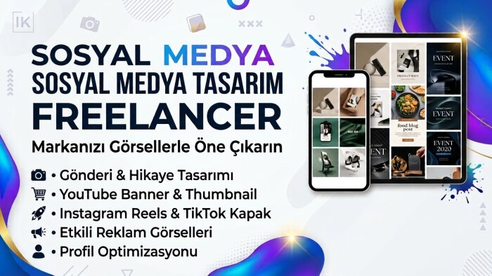 video fotoğraf kapağı tasarlayabilirim