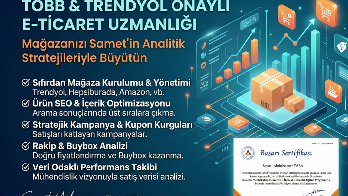 e-ticaret sisteminizi kurar ve satışlarınızı katlarım