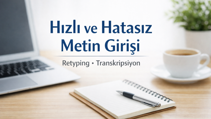 metinlerinizi hızlı ve hatasız yeniden yazarım