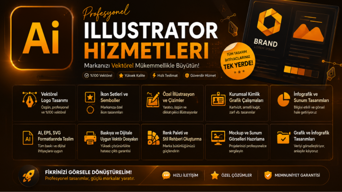 profesyonel logo ve vektörel tasarımlar yaparım