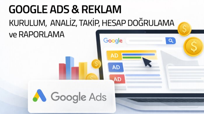 sizin için Google ADS (Reklam) hesabınız kurabilirim