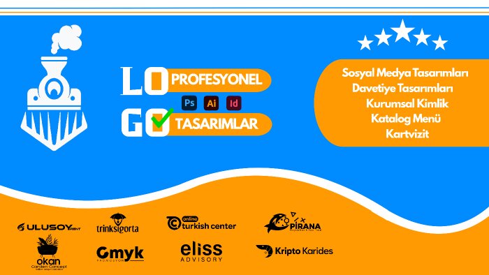 sizin için modern ve profesyonel bir logo yaparım