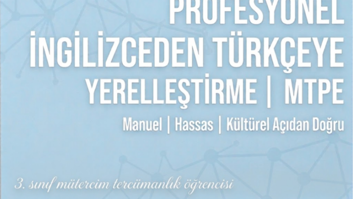 profesyonel İngilizce-Türkçe çeviri ve yerelleştirme yaparım