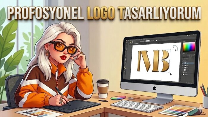  markanıza özel logo tasarlıyorum