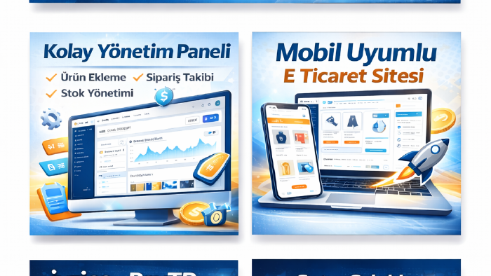 ürünlerinizi satabileceğiniz  e ticaret sitesi kurabilirim