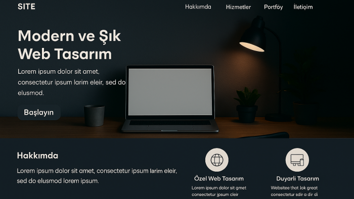 hayalinizdeki web sitesini gerçeğe dönüştürürüm