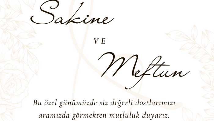 sizin için istediğiniz davetiyeyi  tasarlayabilirim