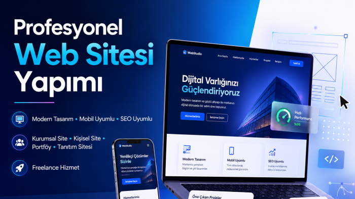 işletmeniz için kurumsal web sitesi yaparım