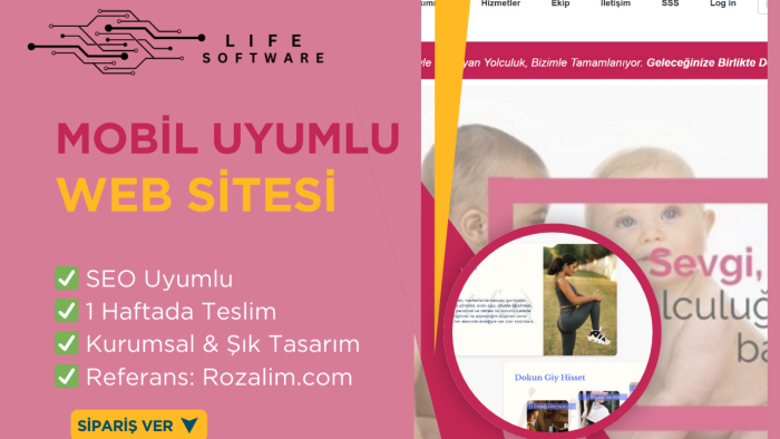 markana özel, etkileyici ve seo odaklı web sitesi yapıyorum