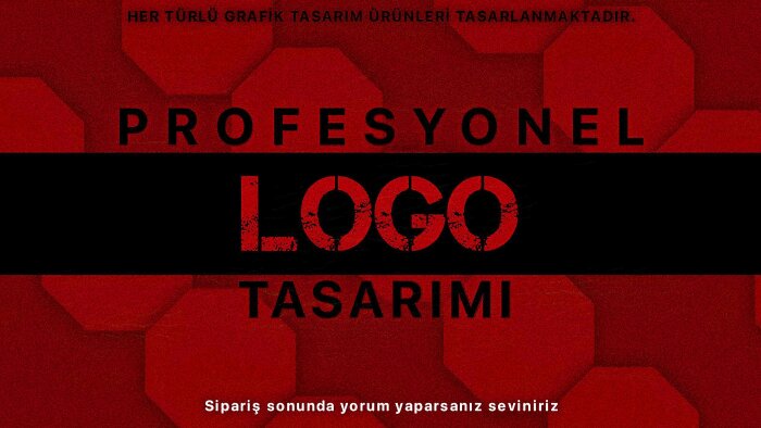 profesyonel bir şekilde logo tasarlarım