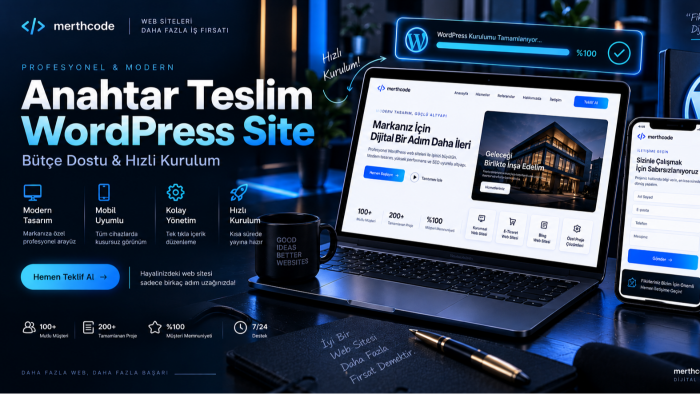 modern ve SEO uyumlu WordPress sitesi kurarım