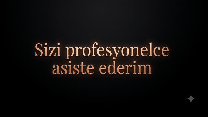 işletmenizin günlük operasyonlarını profesyonelce yönetirim