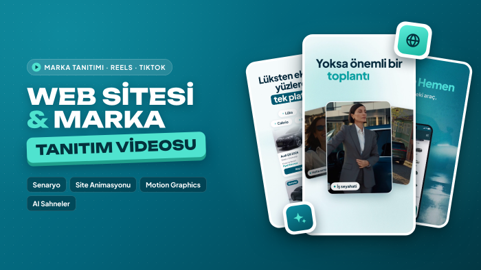 markanız için web sitesi tanıtım videosu hazırlarım