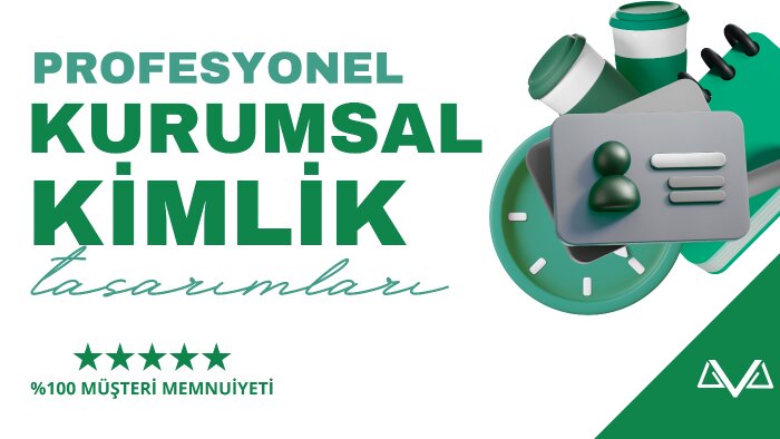 profesyonel ve göz alıcı kurumsal kimlik tasarlarım