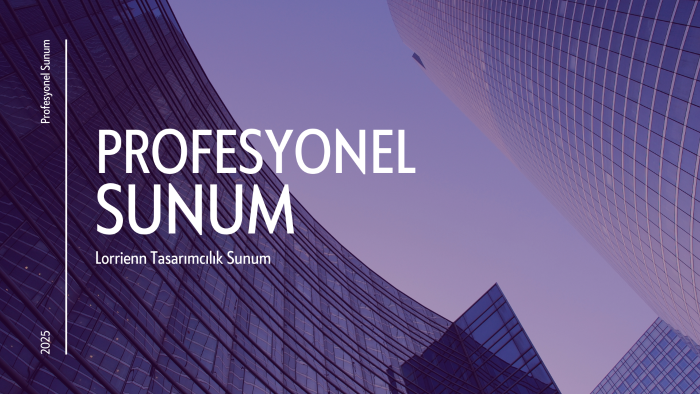 sizin için profesyonel sunumlar hazırlayabilirim