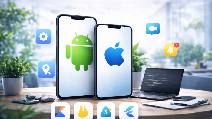 Flutter ile Android ve iOS mobil uygulamalar geliştiririm