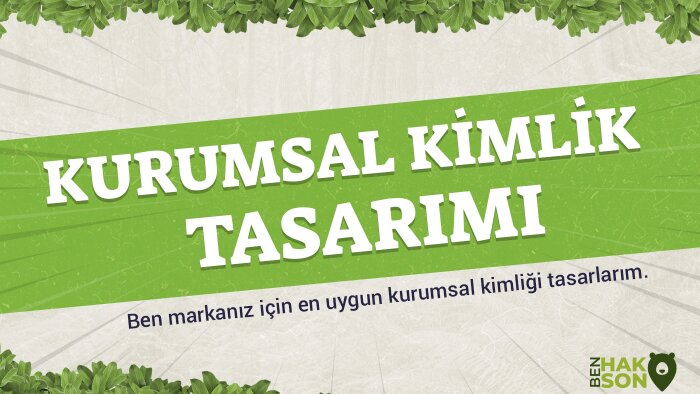 markanız için profesyonel kurumsal kimlik tasarımı yaparım