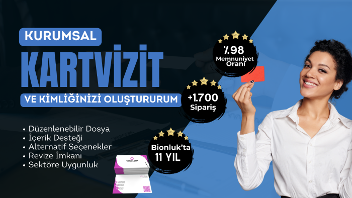 kurumsal kimliği yansıtacak kartvizit hazırlarım