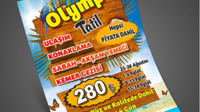 el ilanı, billboard reklamları katalog vs. hazırlayabilirim