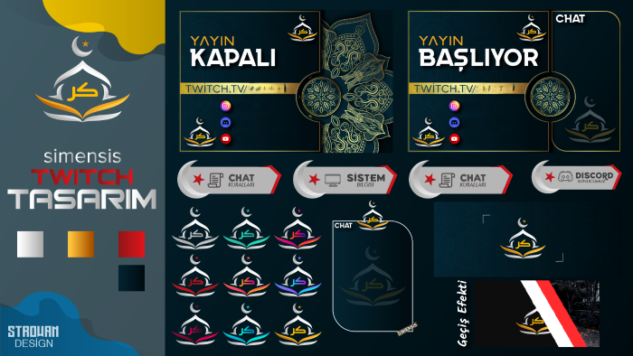 kişiye özel kick ve twitch tasarımları yapabilirim