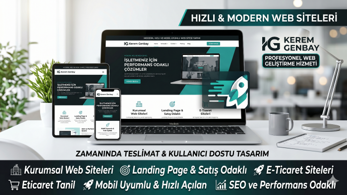 mobil uyumlu ve modern web siteleri geliştiririm