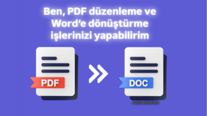 pdf düzenleme ve pdf den worde dönüştürme işlerinizi yaparım