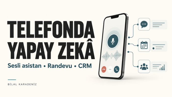 telefon için sesli yapay zeka asistanı geliştiririm