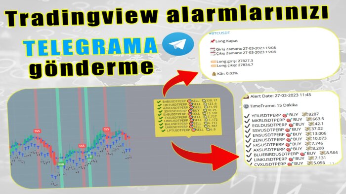 Tradingview-pinescript alarmınızı telegrama gönderebilirim