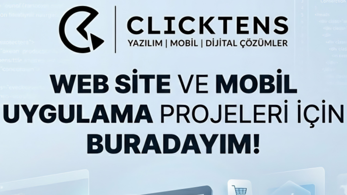 modern web ve mobil uygulamalar geliştiririm