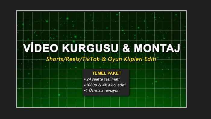 sosyal medya videolarınız için kurgu ve montaj yaparım