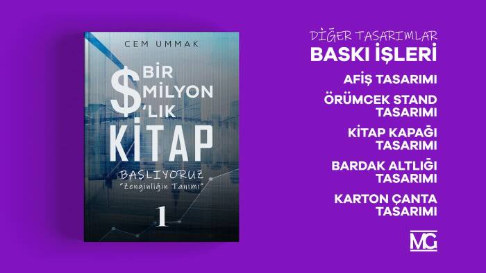 afiş-örümcek stand-kitap kapağı vs tasarımlar yapabilirim