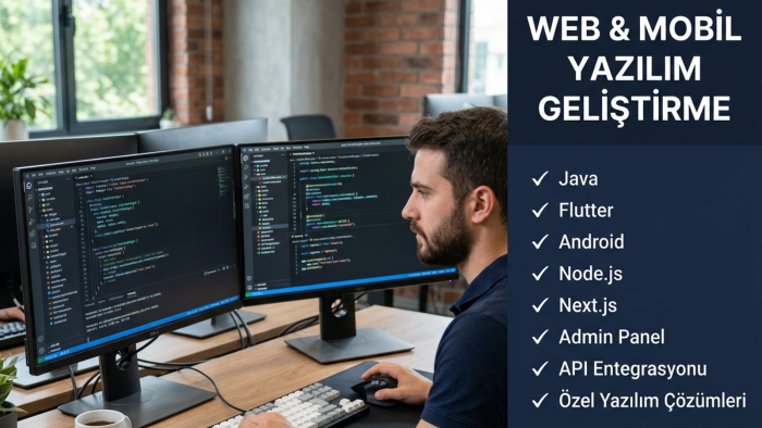 modern web ve mobil uygulamalar geliştiririm