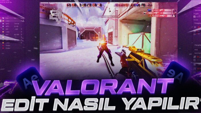 Valorant ve diğer oyunların thumbnail tasarımını yaparım