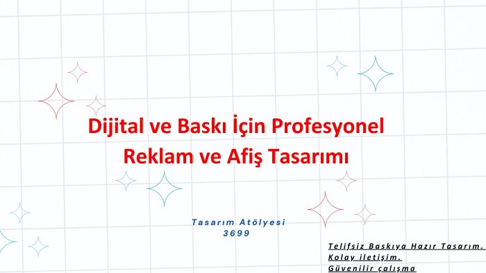 photoshopta afiş ve reklam tasarımları yapabilirim